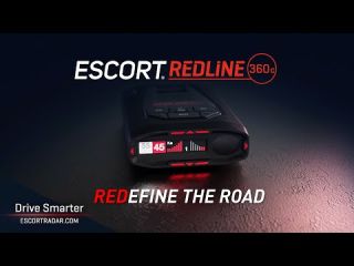 Escort RedLine 360 Radar detector with Bluetooth®, GPS, and preloaded camera database