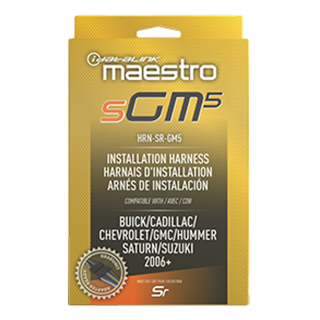 idatalink Maestro HRN-SR-GM5 MSR Compatible Radio Replacement Harness select 2006 Buick Cadillac Chevrolet GMC Hummer Saturn and Suzuki
