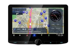 Kenwood DNR1008RVS GPS Navigation System 10.1" Navigation Multimedia Receiver (Does Not Play CDS)