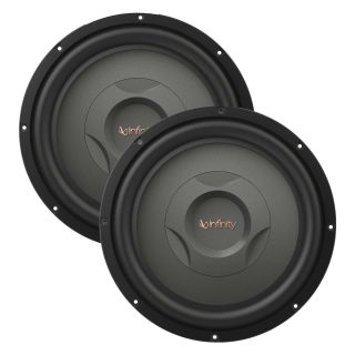 Infinity Two REF1200S-X2 Reference Series 12" shallow-mount component subwoofers