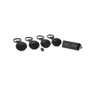 JBL CRUISE X Amplified Handle-bar Speakers Weatherproof Resistant 4-Channel Multi-Application Bluetooth Audio System
