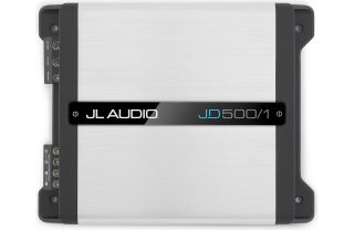 JL Audio JD500/1 JD Series mono subwoofer amplifier 500 watts RMS x 1 at 2 ohms SKU 98362