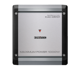 Kenwood KAC-D5101 Mono subwoofer amplifier 500 watts RMS x 1 at 2 ohms KACD5101
