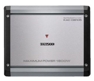 Kenwood KAC-D8105 5 Channel Amplifier 1600 Watts Max Power