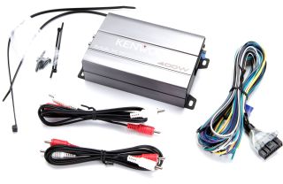 Kenwood KAC-M1814 4-Channel Compact Bridgeable Marine/Motorsports 400W Max Power Digital Amplifier KACM1814