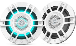 Infinity KAPPA8130MAM 8" 3 way Premium Marine Speaker RGB lighting - White Convertible design / component mounting