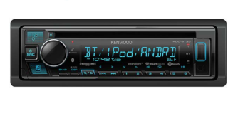 Kenwood KDC-BT33 Single Din CD Audio Receiver with Bluetooth