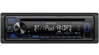 Kenwood KDCBT275U CD Receiver, Bluetooth, Front USB and AUX, White Illumination, Spotify,Pandora and iHeart Link for iPhone or Android phone,  (1)2.5V RCA Preout, Remote APP ready
