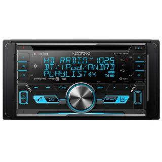  Kenwood Excelon DPX793BH Dual DIN AAC/WMA/WAV/MP3 CD Receiver, Built-in HD Radio, Front USB and Aux port for Ipod/iPhone and mass storage device, Large Display with Variable Illumination, NFC, Built-in bluetooth(Automatic BT pairing for iPhone), Dual Pho