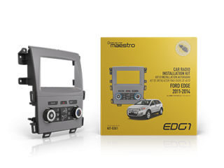 Maestro ADS KIT-EDG1 Radio replacement dash kit for Ford Edge vehicles 2011-2014. Allows for the installation of double din radios, floating radios, or 8" or 9" modular radios