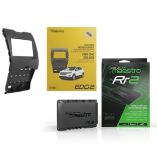 iDatalink KITEDGE2+ADSMRR2 Dash Kit for 2015-2020 Ford Edge w/ 4" MyFord Factory Screen + ADSMRR2 Module Interface Package