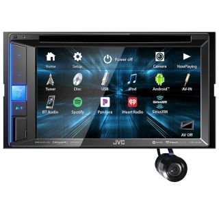 JVC KW-V25BT DVD Receiver + Bullet Style Backup Camera 
