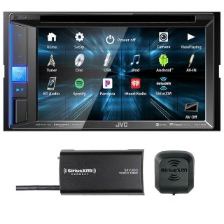 JVC KW-V25BT DVD Receiver plus SiriusXM SXV300V1 Tuner