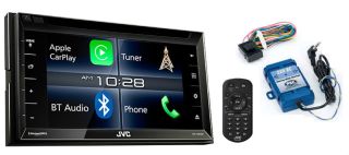 JVC Arsenal KW-V820BT DVD receiver built-in Bluetooth, iPod, iPhone, and Android control with PAC SWI-RC Steering Wheel Control 