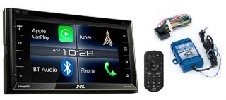 JVC Arsenal KW-V820BT DVD receiver built-in Bluetooth, iPod, iPhone, and Android control with PAC SWI-RC Steering Wheel Control 