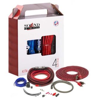 4AWG OFC Amp Power Kit SOTKIT4 with M117 RCA Wires