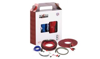8AWG OFC Amp Power Kit SOTKIT8 with M117 RCA Wires