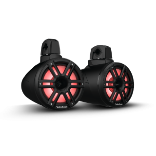 Rockford Fosgate M2WL8HB  2-Way Horn Wake Tower Speakers (Black)