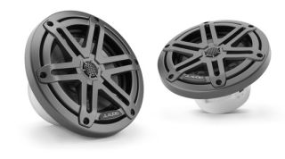 JL Audio M3-650X-S-Gm 6.5-inch Marine Coaxial Speakers, Gunmetal Sport Grilles