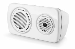 JL Audio M6-103EWS-Gw-C-GwGw-R M6 3-Way, Full-Range Enclosed Speaker System, Gloss White, Right-Side (250 W, 4 Ω)