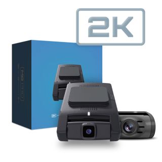 Momento MD-8200 M8 Pro Front and Rear 3-Channe 2K QHD (1440p) Dash Camera System with Wi-Fi Smartphone Connectivity