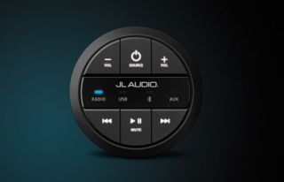 JL Audio MediaMaster MMR-20 Black Edition Round Wired Non Display Remote Controller For use with Media Master MMR20BE