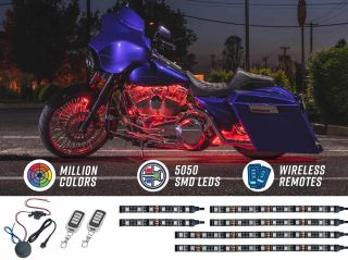 ADVANCED MILLION COLOR LED LIGHTING KIT FOR CAN-AM RYKER SKU: LU-MC-ADV-M-CA
