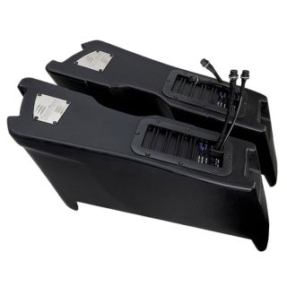 Motorcycle Audio HD14.SBW Clutch Side Subwoofer Installer-Friendly Saddlebag Powered Subwoofer Fits 2014+ Harley Davidson® Touring Models 