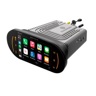 Motorcycle Audio HHDHU.9813RG Plug-n-Play Upgrade Headunit for 1998-2013 Harley Davidson® Road Glide Only with Apple CarPlay®, Android Auto®