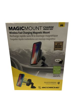 Scosche MQ2WD-XT MagicMount Qi Wireless Fast Charging Magnetic Mount