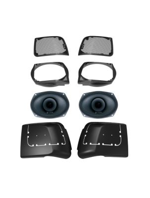 Diamond Audio MSMP694LK 14+ Harley Davidson Cut in Lid Kit with MP694 6 X 9” PRO Full-Range Co-Ax Horn Speaker