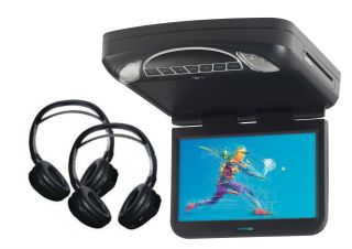 Voxx MTG10UHD 10.1" hi-res LED overhead video monitor with built-in DVD player and HDMI inputs