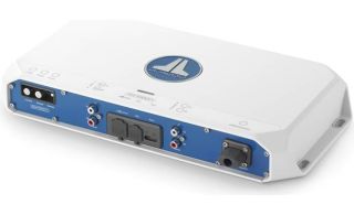 JL Audio MV1000/1 mono subwoofer amplifier with digital signal processing — 1,000 watts RMS x 1 at 2 ohms sku 98645