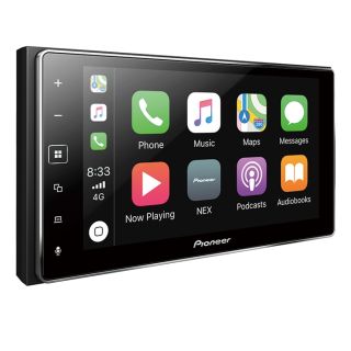 Pioneer MVH-1400NEX Digital Multimedia Video Receiver with 6.2" Capacitive Touchscreen Display, Apple CarPlay™, Built-in Bluetooth®, SiriusXM-Ready™ and AppRadio Mode + MVH1400NEX