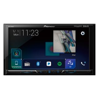Pioneer MVH-AV251BT Digital Multimedia Video Receiver with 7" HiRes Touch Panel Display, Apple CarPlay™, Android Auto™, Built-in Bluetooth®, SiriusXM-Ready™ and AppRadio Mode for Waze MVH2400NEX