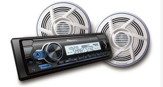 Pioneer MXT-MS316BT Marine Digital Media Receiver w/ Speakers Package