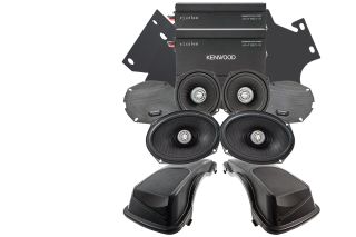 Kenwood Excelon Motorsports P-HD3FRRG-981998-2013 Harley Davidson® Road Glide® / Road Glide® Ultra 2-Amplifier/2-Speaker Front & Rear Package