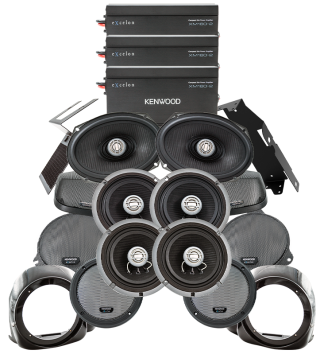 Kenwood Excelon P-HD5RGLC12014-Up Harley Davidson® Road Glide®
Liquid-Cooled 3-Amplifier/3-Speaker Package