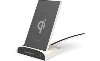Scosche PBQ5DKWT-SP QiDock Powerbank Qi wireless charging dock with rechargeable battery (white)