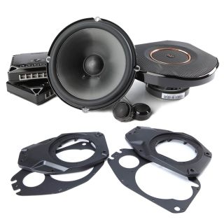 Infinity Reference REF-6530CX Reference Series 6-1/2" component speaker system + JJTSA065 6-1/2" soundbar speaker adapters