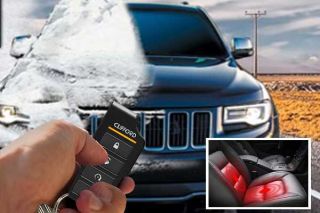 1-Way remote start system with keyless entry, Bypass Interface and (1) Heated Seat