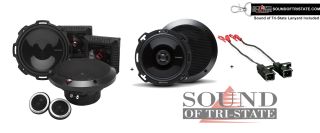 Rockford Fosgate P16-S 6" Component Speaker System with P16 6" Speakers and a Speaker Harness for Select GM Vehicles