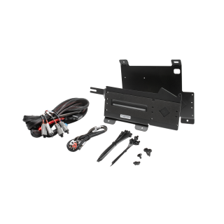 Rockford Fosgate RZR14-K4 4-gauge amp kit with mounting plates for select Polaris RZR models