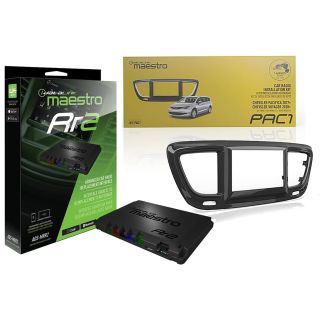 iDatalink Maestro KIT-PAC1 + ADS- MRR Radio Fits 2017-2021 Chrysler Pacifica & Voyager replacement bezel for Chrysler Pacifica. Includes the harness and USB replacement board.