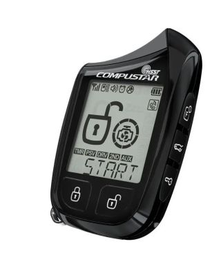 Compustar 2W901R-SS 5B 2-Way LCD, 1-Mile Remote