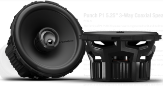 Rockford Fosgate Punch P1 5.25” 3-Way Coaxial Speaker P1V2-5