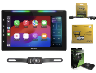 Pioneer DMH-WT6000NEX 10.1" HD GIANT SCREEN UPGRADE – Complete Plug-&-Play Bundle for Jeep Grand Cherokee Models (2014+) DMHWT6000NEX+SV5130IR+KITJGC1+ADSMRR2+ACCHUPIO1