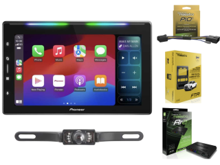 10.1" Multimedia Receiver + backup camera & Installation Kit for 2015 and up Ford F150 and Superduty with 4.3 inch factory radio DMHWT6000NEX+SV5130IR+KITFTR1+ADSMRR2+ACCHUPIO1