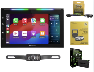 Pioneer DMH-WT6000NEX 10.1" HD GIANT SCREEN UPGRADE – Complete Plug-&-Play Bundle for Ford Edge (2015-2020)