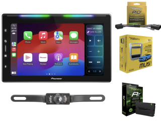 Pioneer DMH-WT6000NEX 10.1" Digital Receiver Backup Camera + ADS-MRR + KIT-MUS1 Compatible with 2010+ Ford Mustang Vehicles